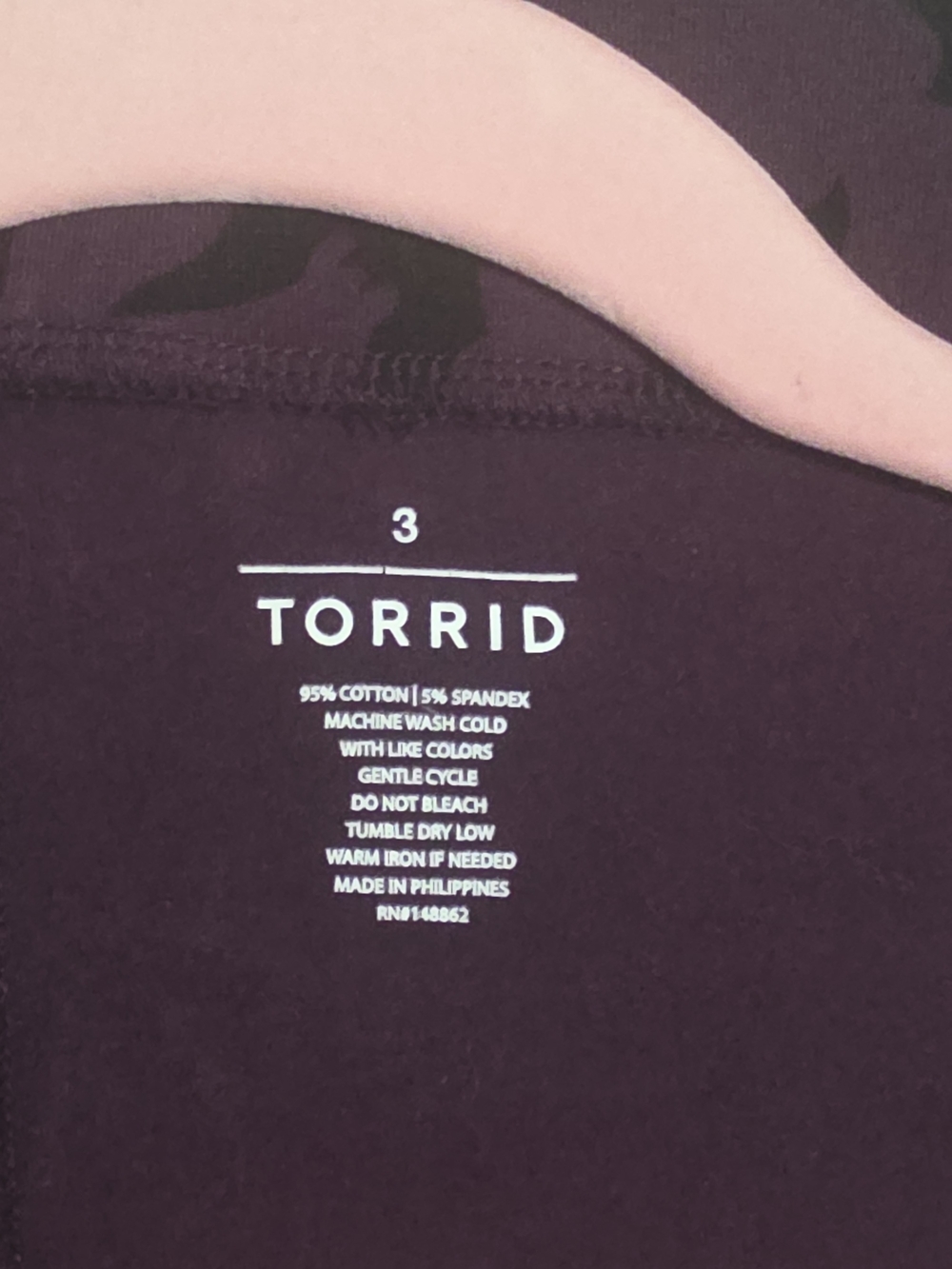 torrid Purple Bat-Print Leggings - Picture 3 of 3